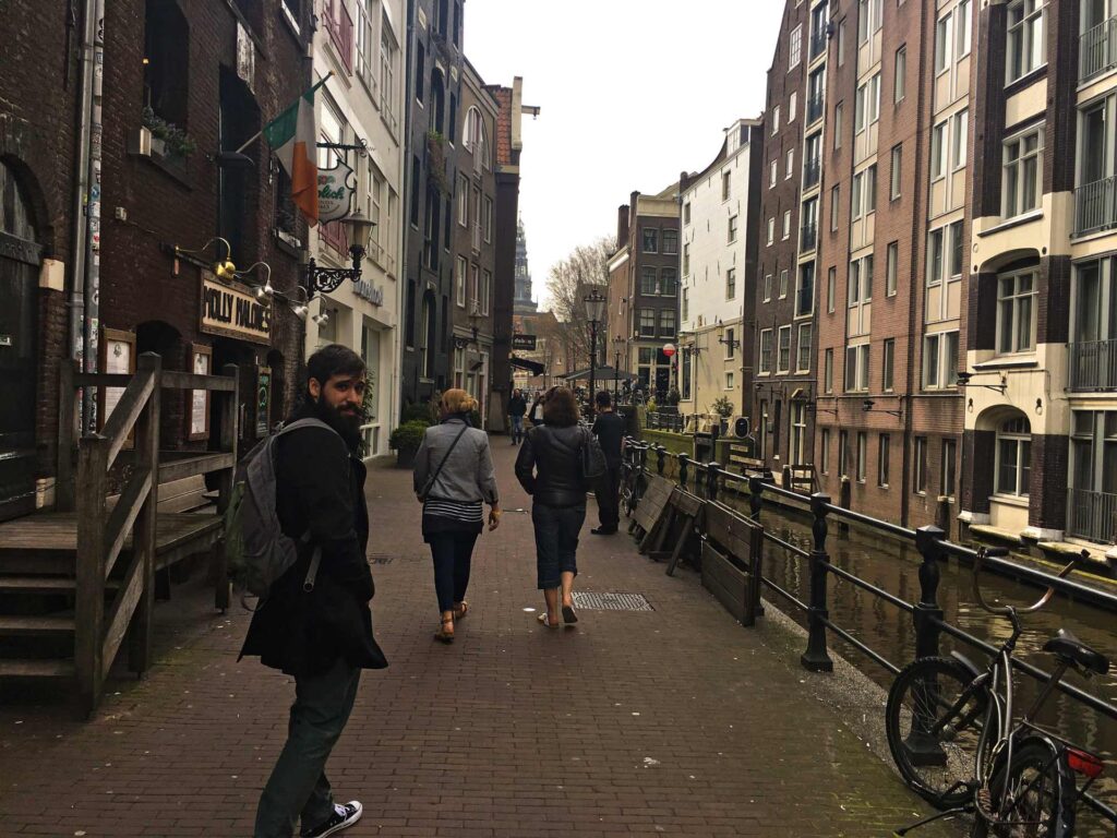 Caminando en Amsterdam