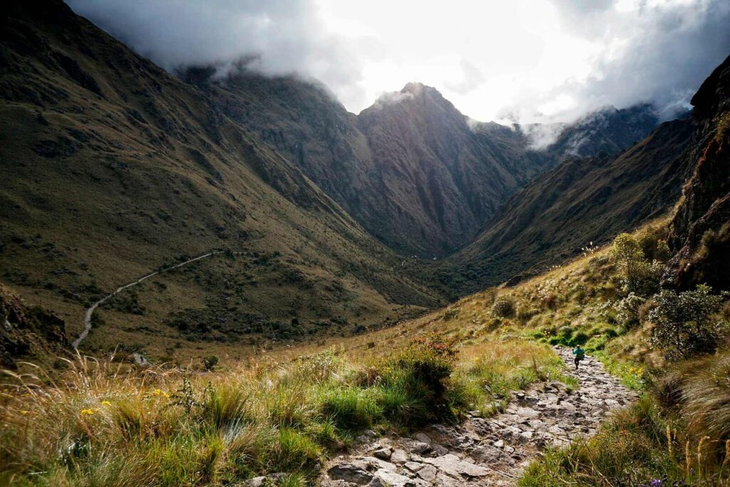 Camino del Inca entre Los Andes