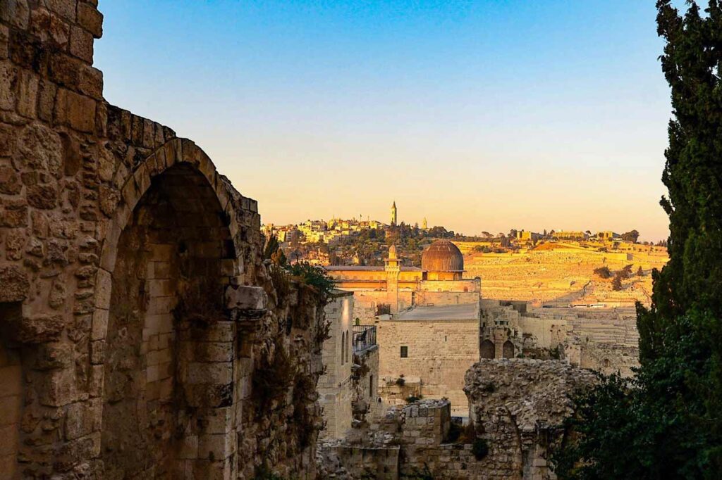 Vista de Jerusalem Israel